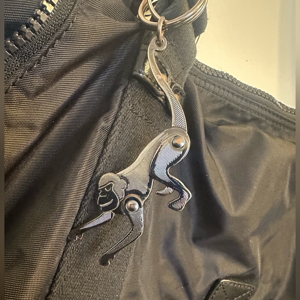 Kipling Black Nylon Art Medium Bag See carefully photos for all measurements💥 - Picture 2 of 16